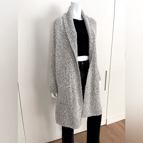 VINCE Textured Long Cardigan - Picture 4 of 10